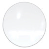 Coda Low Profile Circular Non-Magnetic Glassboard, 36" x 36", White Surface