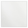 Coda Low Profile Circular Non-Magnetic Glassboard, 36" x 36", White Surface