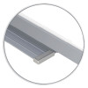 In/Out Magnetic Whiteboard, Personnel In/Out Tracking Chart, 36" x 24", White/Gray Surface, Satin Aluminum Frame