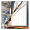 In/Out Magnetic Whiteboard, Personnel In/Out Tracking Chart, 48.5" x 36.5", White/Gray Surface, Satin Aluminum Frame
