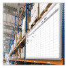 In/Out Magnetic Whiteboard, Personnel In/Out Tracking Chart, 72.5" x 48.5", White/Gray Surface, Satin Aluminum Frame