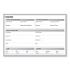 Time Out Magnetic Whiteboard, Patient/Staff Time Management Chart, 24.5" x 18.5", White/Gray Surface, Satin Aluminum Frame