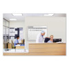 Or Schedule Magnetic Whiteboard, Operating Room Scheduling Chart, 48.5" x 36.5", White/Gray Surface, Satin Aluminum Frame
