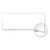 Magnetic Porcelain Whiteboard With Aluminum Frame, 144.5" x 48.5", White Surface, Satin Aluminum Frame
