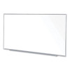 Magnetic Porcelain Whiteboard With Aluminum Frame, 120.59" x 60.47", White Surface, Satin Aluminum Frame