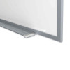 Magnetic Porcelain Whiteboard With Aluminum Frame, 144.59" x 60.47", White Surface, Satin Aluminum Frame