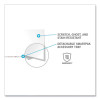 Magnetic Porcelain Whiteboard With Aluminum Frame, 144.59" x 60.47", White Surface, Satin Aluminum Frame