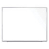 Magnetic Porcelain Whiteboard With Aluminum Frame, 72.5" x 60.47", White Surface, Satin Aluminum Frame