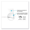 Magnetic Porcelain Whiteboard With Aluminum Frame And Maprail, 96.53" x 60.47", White Surface, Satin Aluminum Frame
