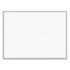 Non-Magnetic Whiteboard With Aluminum Frame, 24" x 17.81", White Surface, Satin Aluminum Frame