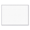 Non-Magnetic Whiteboard With Aluminum Frame, 48" x 35.81", White Surface, Satin Aluminum Frame