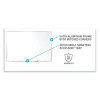 Non-Magnetic Whiteboard With Aluminum Frame, 60.63" x 36.44", White Surface, Satin Aluminum Frame