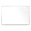 Non-Magnetic Whiteboard With Aluminum Frame, 48.63" x 48.47", White Surface, Satin Aluminum Frame
