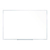 Non-Magnetic Whiteboard With Aluminum Frame, 87.91" x 48.5", White Surface, Satin Aluminum Frame