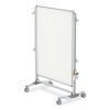 Nexus Partition Whiteboard, 36" x 48", White Surface, Satin Aluminum Frame