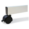 Nexus Partition Whiteboard, 48" x 60", White Surface, Satin Aluminum Frame