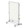 Nexus Partition Whiteboard, 48" x 60", White Surface, Satin Aluminum Frame