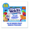 Fruit Snacks, Mixed Fruit, 0.8 Oz Pouch, 66 Pouches/Box