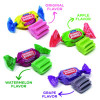 Bubble Gum Assorted Flavor Twist Tub, 300 Pieces/Tub, 1 Tub/Carton