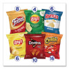 Potato Chips Bags Variety Pack, Assorted Flavors, 1 Oz Bag, 50 Bags/Carton