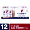 Draft Latte Cold Brew, Assorted Flavors, 9 Oz Can, 12/Carton