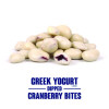 Greek Yogurt Dipped Cranberry Bites, Cranberry/Yogurt, 5 Oz Bag, 12/Carton