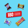 Minis Variety Pack, Chocolate, 49.44 Oz Bag, 180 Pieces