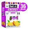 Organic Energy Bars, Tropical Passion Blend, 0.7 Oz Bar, 36/Box