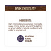 Caffeinated Dark Chocolate Bites, 0.47 Oz Bars, 50 Bars/Carton