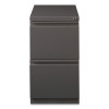 Full-Width Pull 20 Deep Mobile Pedestal File, 2-Drawer: File/File, Letter, Medium Tone, 15 x 19.88 x 27.75