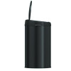 Sensor Trash Can, 8 Gal, Plastic/Stainless Steel, Black