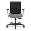 Convergence Mid-Back Task Chair, Supports Up To 275 Lb, 16.5" To 21" Seat Height, Basalt Seat, Black Back, Black Frame