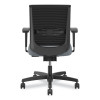 Convergence Mid-Back Task Chair, Supports Up To 275 Lb, 16.5" To 21" Seat Height, Basalt Seat, Black Back, Black Frame