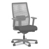 Ignition 2.0 Reactiv Mid-Back Task Chair, 17.25" To 21.75" Seat Height, Black Fabric Seat, Black Back