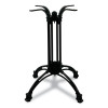Topalit Tables, Round, 36" Dia x 29"h, Gray Top, Black Iron Base/Legs