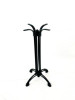 Solid Wood Tables, Cast Iron Base, Square, 36w x 36d x 43.75h, Natural
