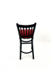 Cobra Series Barstool, Supports Up To 300 Lb, 28.5" Seat Height, Burgundy Seat, Black Back, Black Base
