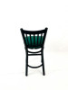 Cobra Series Barstool, Supports Up To 300 Lbs, 28.5" Seat Height, Green Seat, Black Back, Black Base