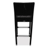 Gama Series Barstools, Supports Up To 300 Lb, 31.25" Seat Height, Chocolate Seat, Chocolate Back, Chocolate Base