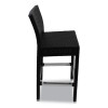 Gama Series Barstools, Supports Up To 300 Lb, 31.25" Seat Height, Chocolate Seat, Chocolate Back, Chocolate Base