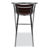 Pinzon Series Barstools, Supports Up To 300 Lb, 31" Seat Height, Tan/Silver Seat, Tan/Silver Back, Silver Base