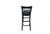 X Series Barstool, Supports Up To 300 Lb, 29.5" Seat Height, Black Seat, Black Back, Black Base
