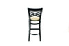 X Series Barstool, Supports Up To 300 Lb, 29.5" Seat Height, Cream Seat, Black Back, Black Base