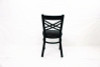 X Series Chair, Supports Up To 300 Lb, 18" Seat Height, Black Seat, Black Back, Black Base