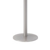 Pedestal Table With Four Lime Green Kool Series Chairs, Round, 36" Dia x 29h, Designer White