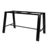 Midtown Dining Table With Four Periwinkle Kool Series Chairs, 36 x 72 x 30, Designer White