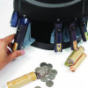 Kcs-2000 Coin Sorter, 300 Coins/Min, 10" x 11.6" x 13.6", Black
