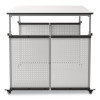 Mbs Classroom Science Lab Makerspace Table, Rectangular, 60.25 x 39.25 x 38, White Top, Gray Base/Legs