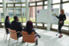 Mobile Magnetic Whiteboard, 72" x 40", White Surface, Silver Aluminum Frame