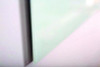 Magnetic Wall-Mounted Glass Board, 96" x 48", White Surface, Frameless